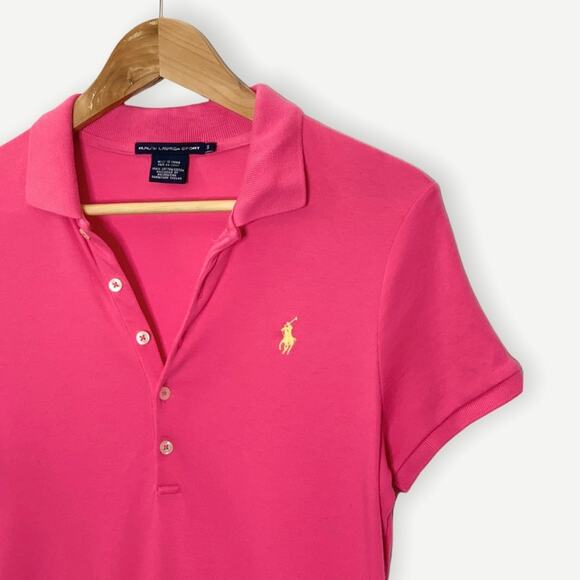 Ralph Lauren Sport Pink Short Sleeve Polo Dress S - Picture 4 of 9
